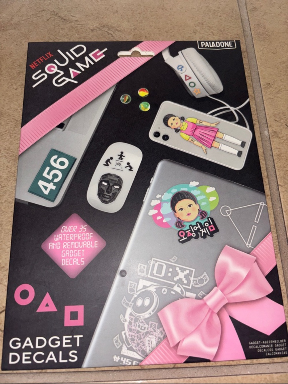 Squid Game Gadget Decals - Pink & Black Pack (Paladone)